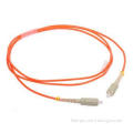 SC / FC / LC Multimode Duplex Fiber Patch Cord with Orange